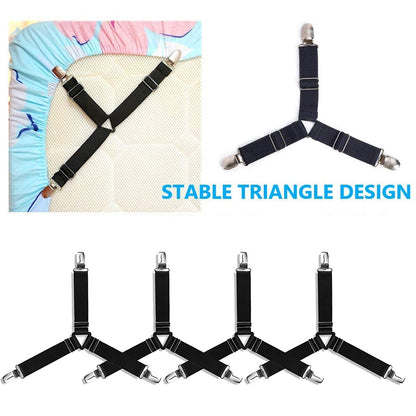 Home Textile Sanding Bed Sheet Bedding Clip Foreign Trade Four-piece Bed Sheet Pillowcase
